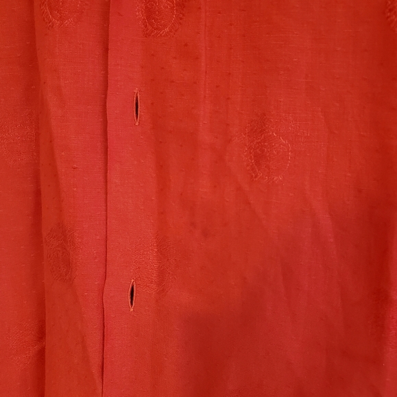 Gianni Versace Men's Red Short Sleeved Linen - Picture 6 of 7